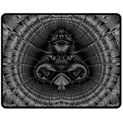 Art Artwork Fractal Digital Art Fleece Blanket (medium)  by Simbadda