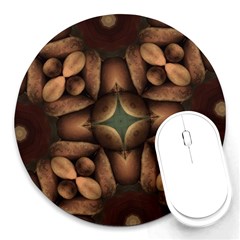 Pattern Moroccan Print Geometric Round Mousepads