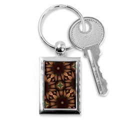 Pattern Moroccan Print Geometric Key Chains (rectangle)  by Simbadda