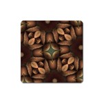 Pattern Moroccan Print Geometric Square Magnet Front