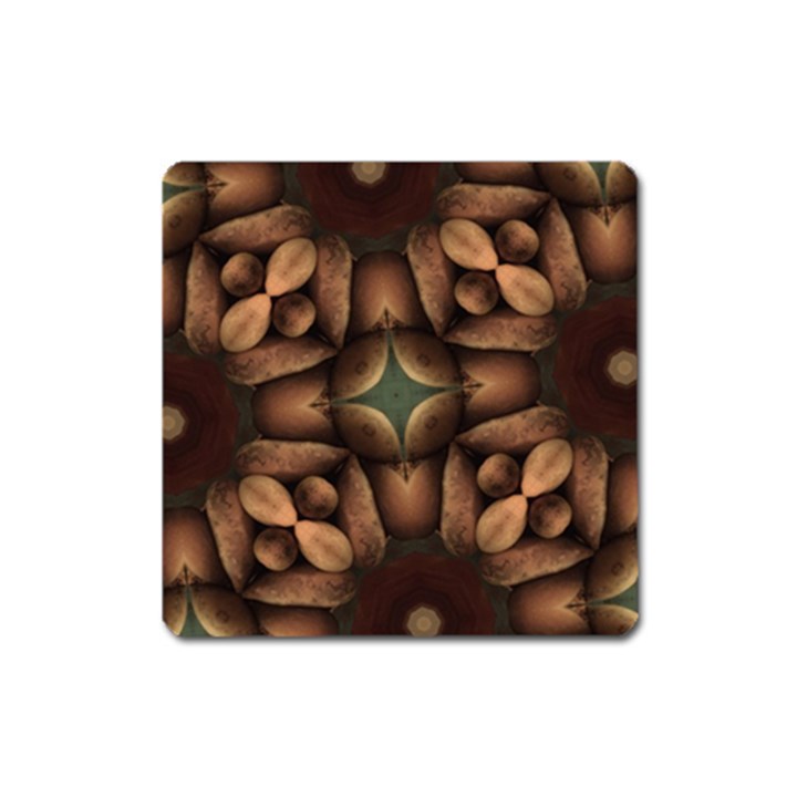 Pattern Moroccan Print Geometric Square Magnet