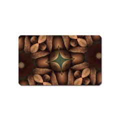 Pattern Moroccan Print Geometric Magnet (name Card) by Simbadda