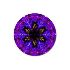 Abstract Art Abstract Background Magnet 3  (round) by Simbadda