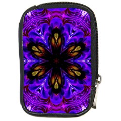 Abstract Art Abstract Background Compact Camera Leather Case by Simbadda