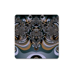 Fractal Art Artwork Design Square Magnet