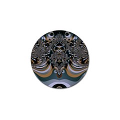 Fractal Art Artwork Design Golf Ball Marker (10 Pack) by Simbadda