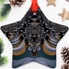 Fractal Art Artwork Design Star Ornament (two Sides) by Simbadda