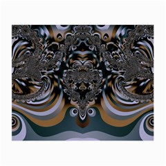 Fractal Art Artwork Design Small Glasses Cloth (2-side) by Simbadda