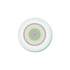 Flower Abstract Floral Golf Ball Marker by Simbadda