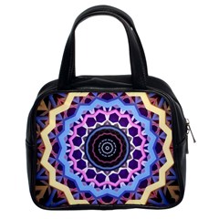 Mandala Art Design Pattern Classic Handbag (two Sides) by Simbadda