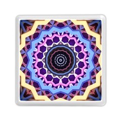 Mandala Art Design Pattern Memory Card Reader (square) by Simbadda