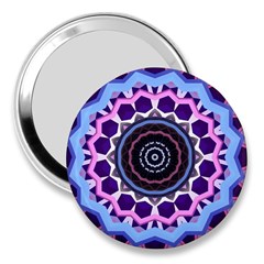 Mandala Art Design Pattern 3  Handbag Mirrors by Simbadda