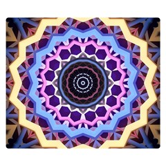 Mandala Art Design Pattern Double Sided Flano Blanket (small)  by Simbadda