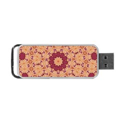 Abstract Art Abstract Background Pattern Portable Usb Flash (one Side) by Simbadda