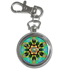 Chakra Art Heart Healing Blue Key Chain Watches by Simbadda