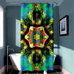 Chakra Art Heart Healing Blue Shower Curtain 36  x 72  (Stall)  Curtain(36 X72 ) - 33.26 x66.24  Curtain(36 X72 )