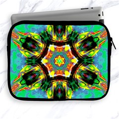 Chakra Art Heart Healing Blue Apple Ipad 2/3/4 Zipper Cases by Simbadda