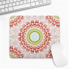 Fractal Kaleidoscope Mandala Large Mousepads by Simbadda