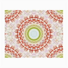 Fractal Kaleidoscope Mandala Small Glasses Cloth (2-side) by Simbadda