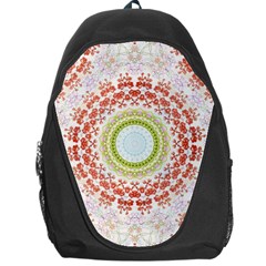 Fractal Kaleidoscope Mandala Backpack Bag by Simbadda