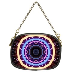 Mandala Art Design Pattern Chain Purse (two Sides) by Simbadda