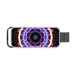 Mandala Art Design Pattern Portable Usb Flash (one Side) by Simbadda