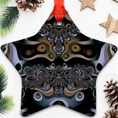 Fractal Art Artwork Design Ornament (Star)