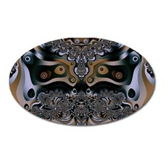 Fractal Art Artwork Design Oval Magnet