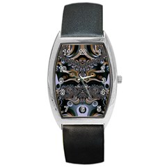 Fractal Art Artwork Design Barrel Style Metal Watch