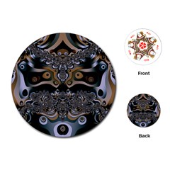 Fractal Art Artwork Design Playing Cards (Round)