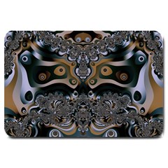 Fractal Art Artwork Design Large Doormat  by Simbadda