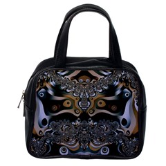 Fractal Art Artwork Design Classic Handbag (One Side)