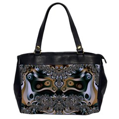 Fractal Art Artwork Design Oversize Office Handbag (2 Sides)