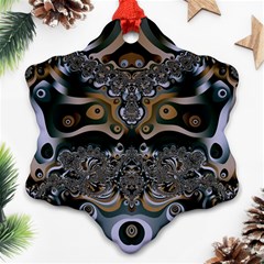 Fractal Art Artwork Design Ornament (Snowflake)