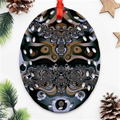 Fractal Art Artwork Design Ornament (Oval Filigree)