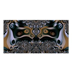 Fractal Art Artwork Design Satin Shawl