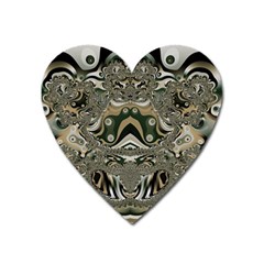 Fractal Art Artwork Design Heart Magnet