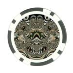 Fractal Art Artwork Design Poker Chip Card Guard (10 pack) Front