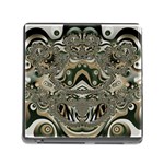 Fractal Art Artwork Design Memory Card Reader (Square 5 Slot) Front