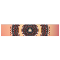 Ornamental Shape Concentric Round Small Flano Scarf by Simbadda