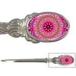 Flower Mandala Art Pink Abstract Letter Opener Front