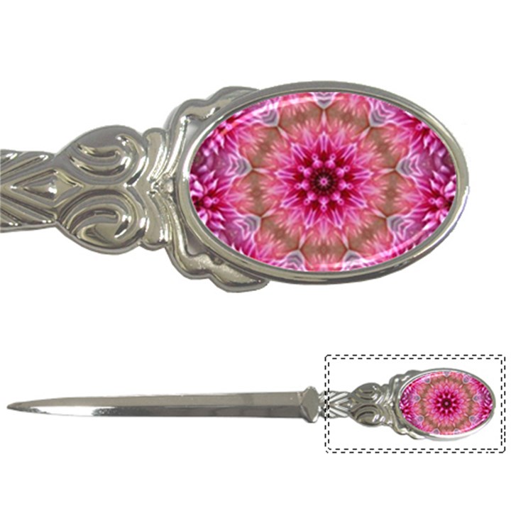 Flower Mandala Art Pink Abstract Letter Opener