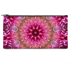 Flower Mandala Art Pink Abstract Pencil Cases