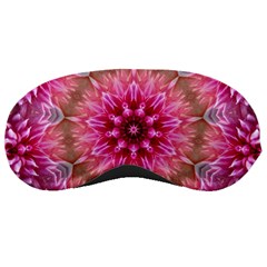 Flower Mandala Art Pink Abstract Sleeping Masks by Simbadda