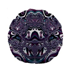 Fractal Art Artwork Design Standard 15  Premium Flano Round Cushions