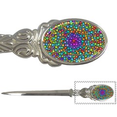 Points Mandala Kaleidoscope Letter Opener by Simbadda