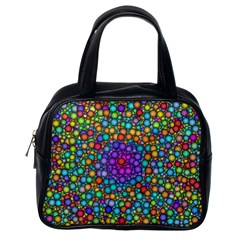 Points Mandala Kaleidoscope Classic Handbag (one Side) by Simbadda