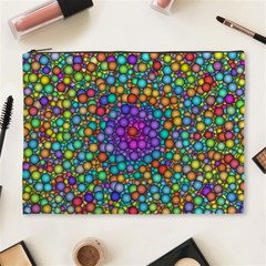 Points Mandala Kaleidoscope Cosmetic Bag (xl) by Simbadda