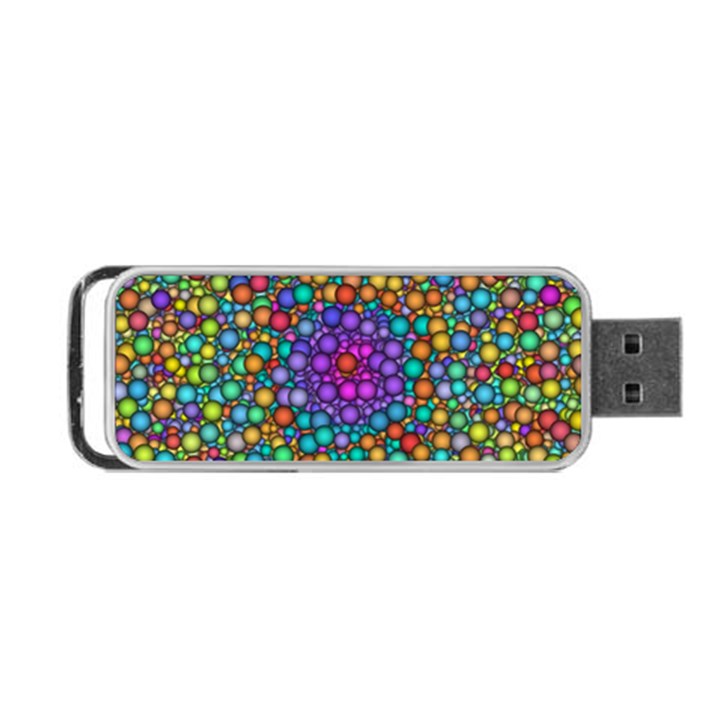 Points Mandala Kaleidoscope Portable USB Flash (Two Sides)