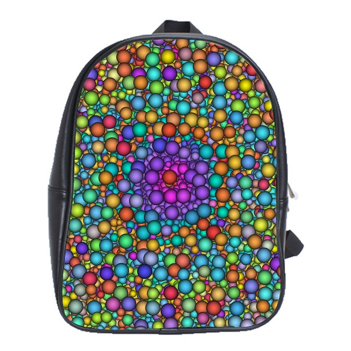 Points Mandala Kaleidoscope School Bag (XL)